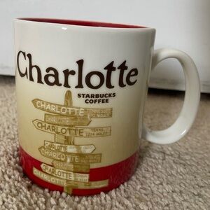 Starbucks Charlotte 2009 Collector Series Coffee Tea Mug 16 fl oz
